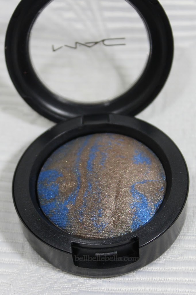 MAC Tropical Taboo Collection Bossa Blue Eye Shadow Review and Swatches graphic