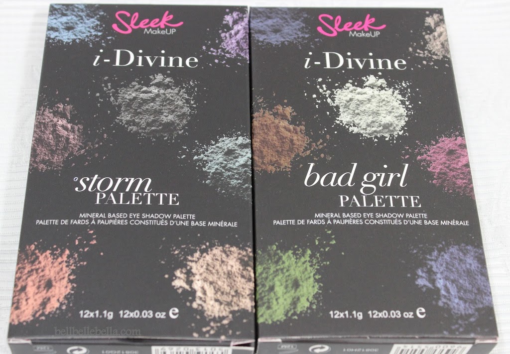 Beauty From Across the Pond: Sleek Makeup iDivine Eyeshadow Palette: Bad Girl & Storm graphic
