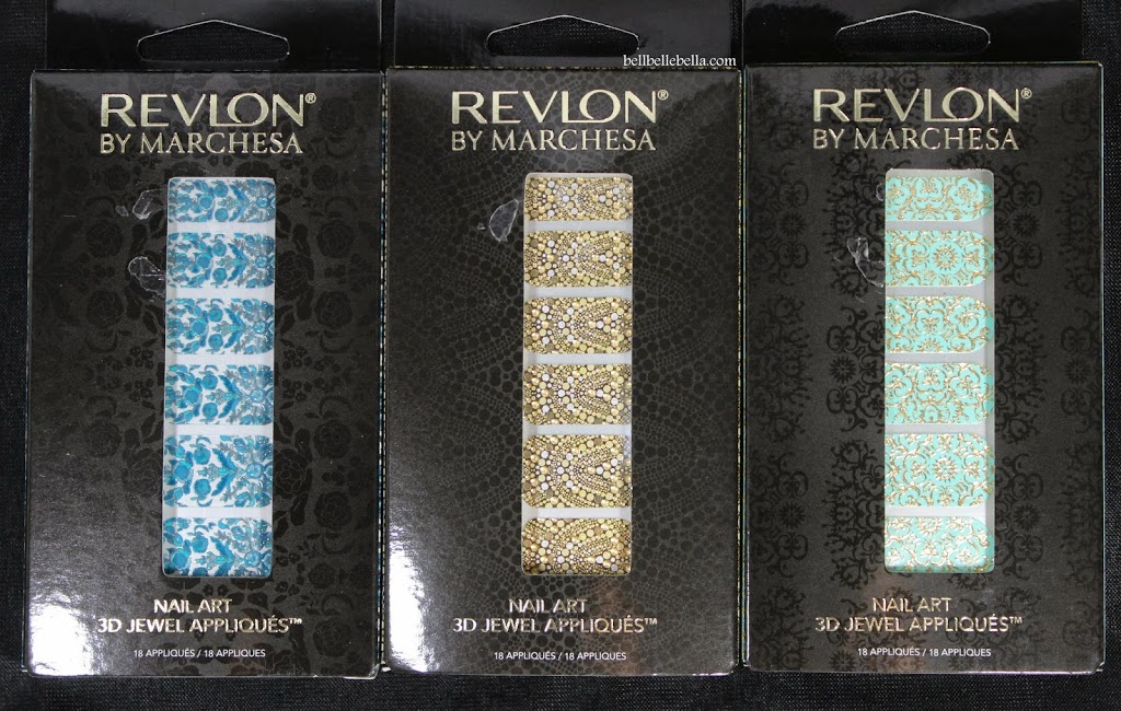 New At The Drugstore by Revlon: Marchesa Jewel Appliqués and Pafumerie Scented Nail Enamel graphic