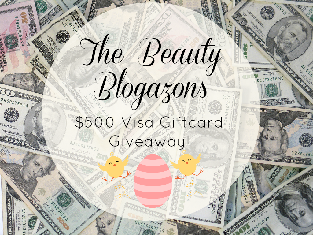The Beauty Blogazons $500 Spring Giveaway graphic