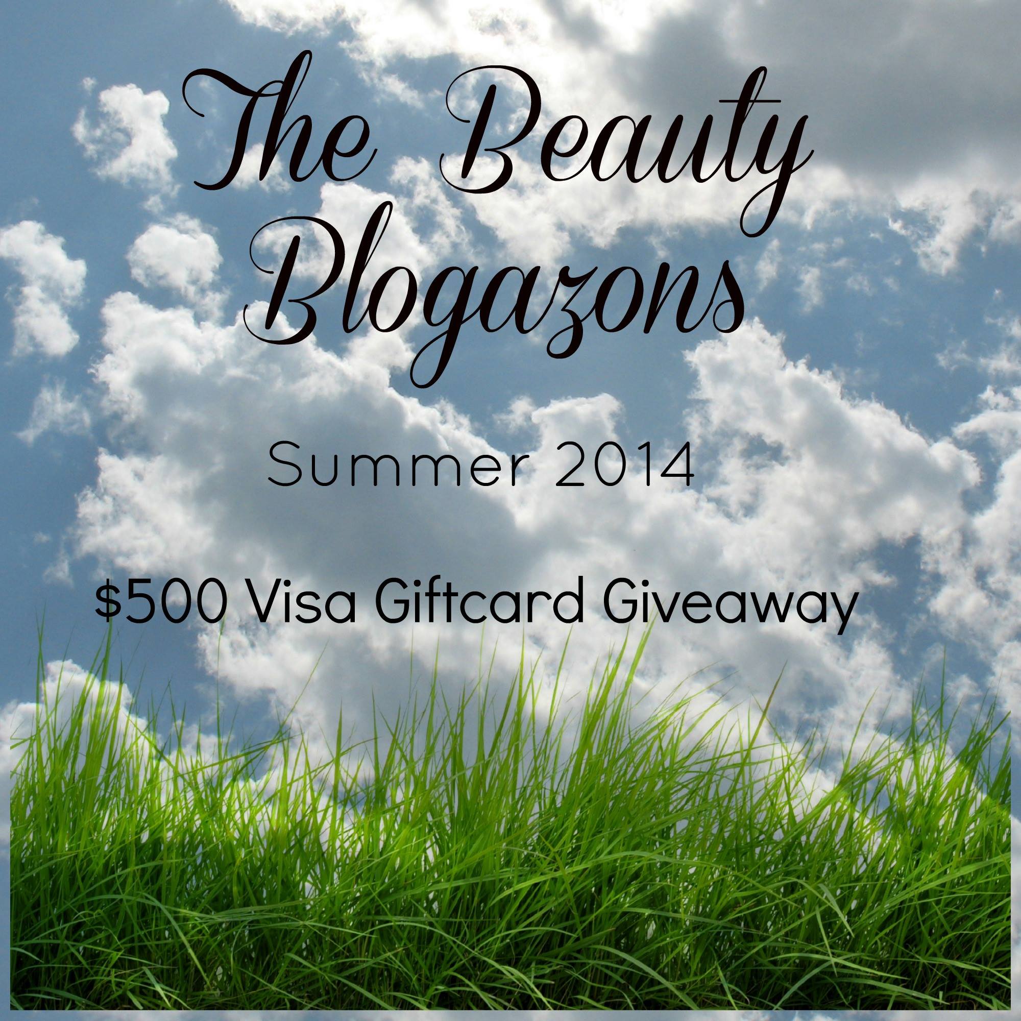 The Beauty Blogazons Summer 2014 $500 Giftcard Giveaway! graphic