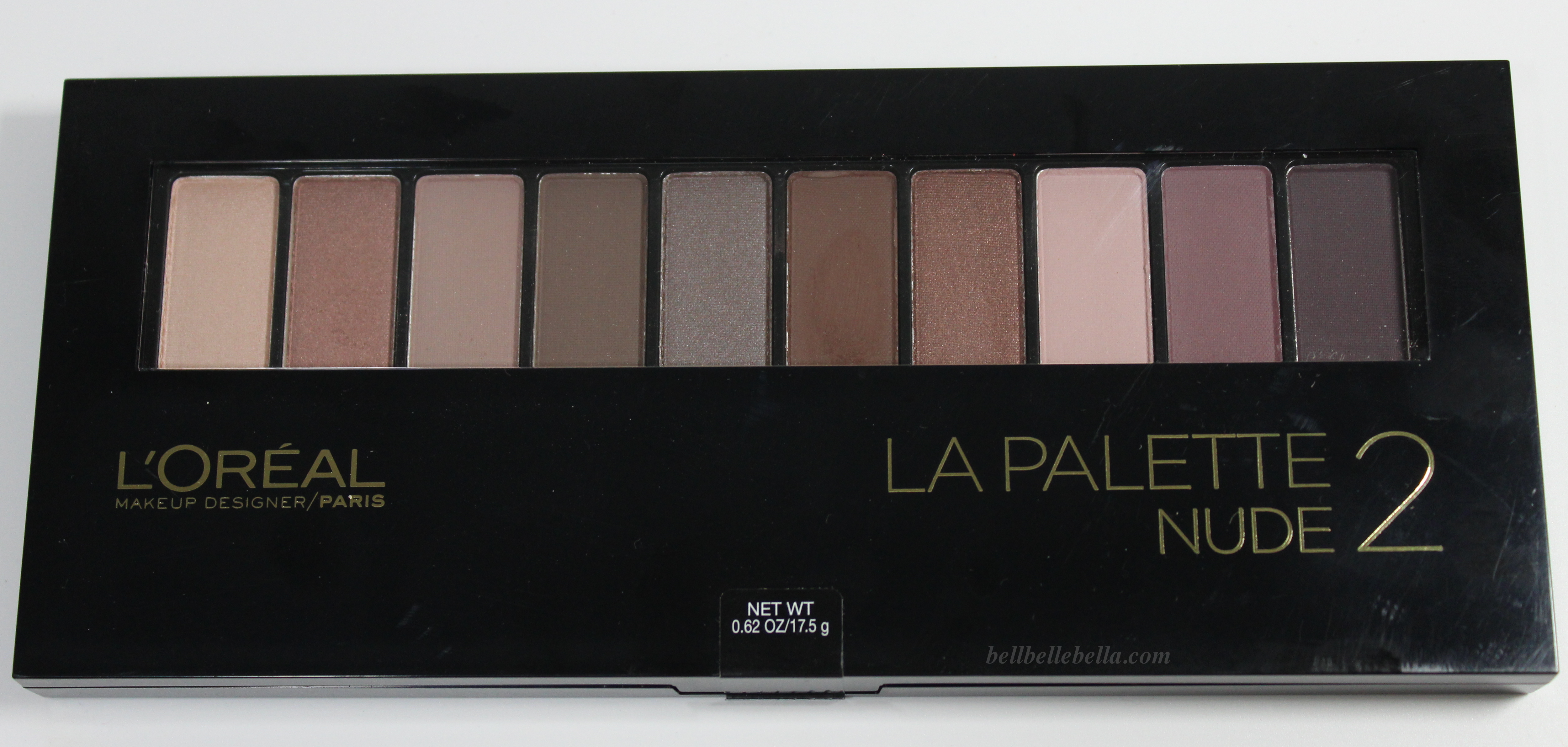 L’Oreal La Palette Nude 1 and 2 Swatches graphic