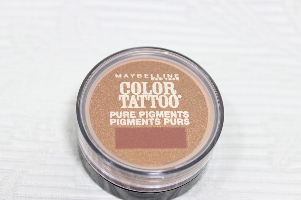 Maybelline Color Tattoo Pure Pigments in Breaking Bronze Review & Swatches graphic