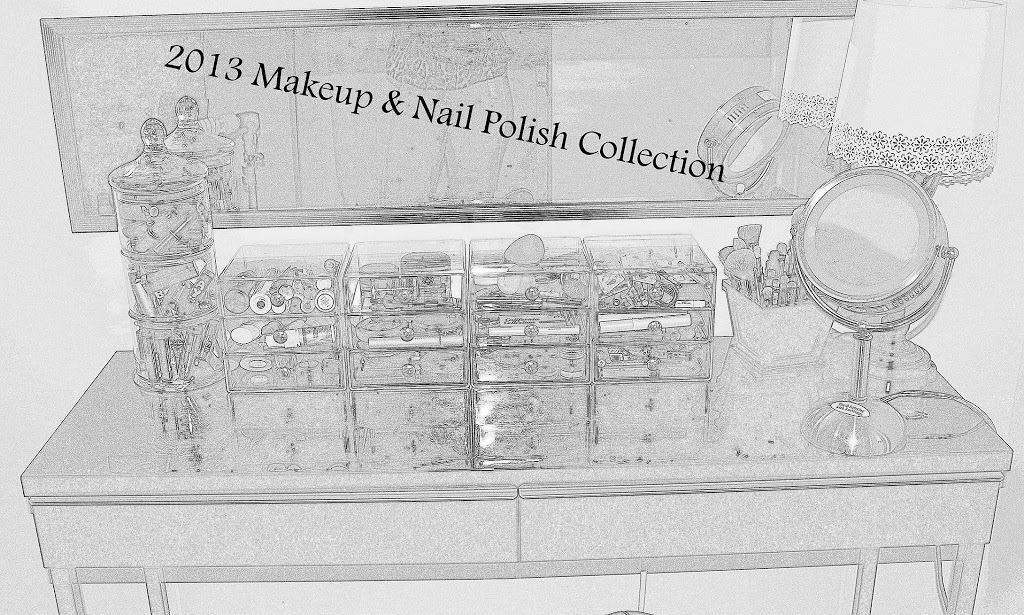 2013 Makeup & Nail Polish Collection and Storage graphic