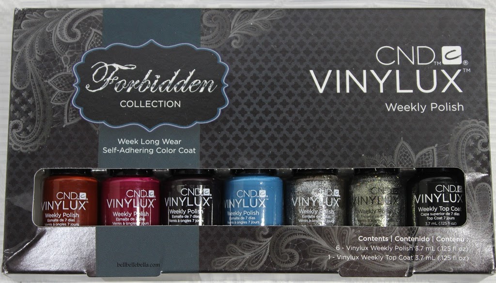 A Week with No Polish Chips?! CND Vinylux Weekly Polish: Forbidden Collection Review graphic