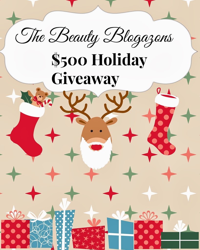 The Beauty Blogazons $500 Holiday Giveaway! graphic