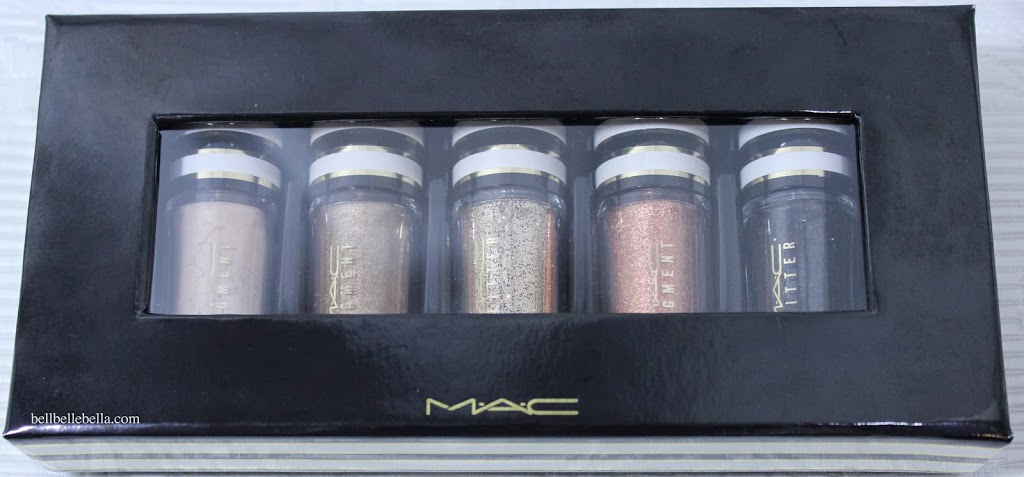 MAC Nocturnals Pigment and Glitter Set: Black and Gold graphic